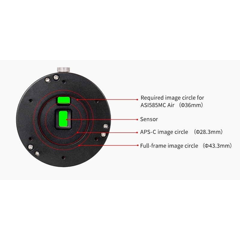 ZWO Cámara ASI 585 MM-Air Mono