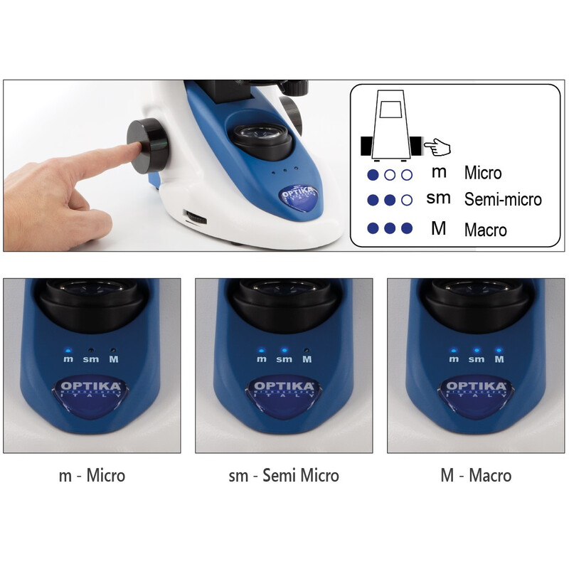 Optika , microscopio, B-190TBPL+, digital, 5 MP, USB, 30 fps, 40-1000X, PLAN