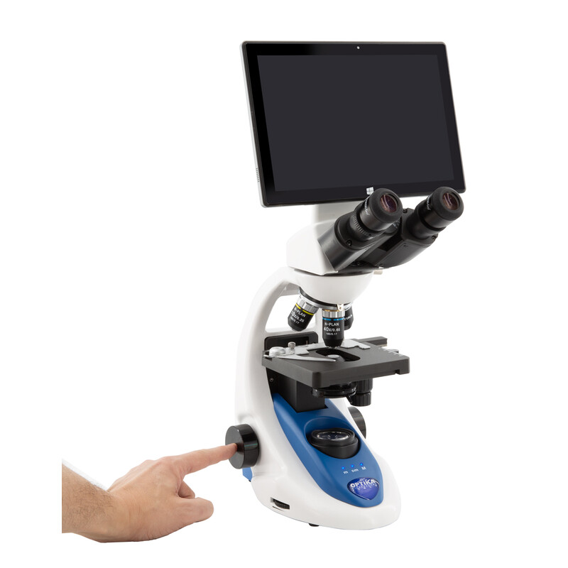 Optika Microscopio , Mikrokskop, B-190TBPL+, digital, 5 MP, USB, 30 fps, 40-1000X, PLAN