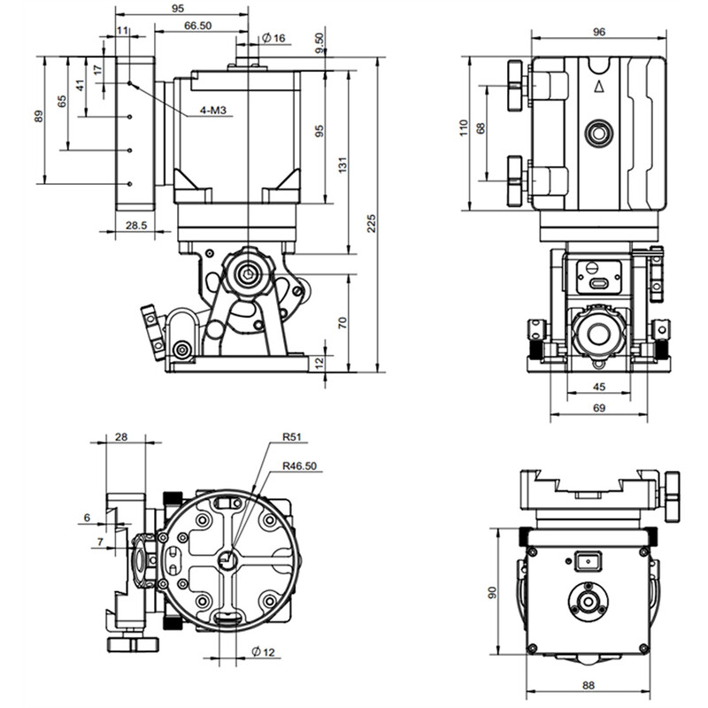 iOptron Montura HAE29C-EC AZ/EQ dual SWG
