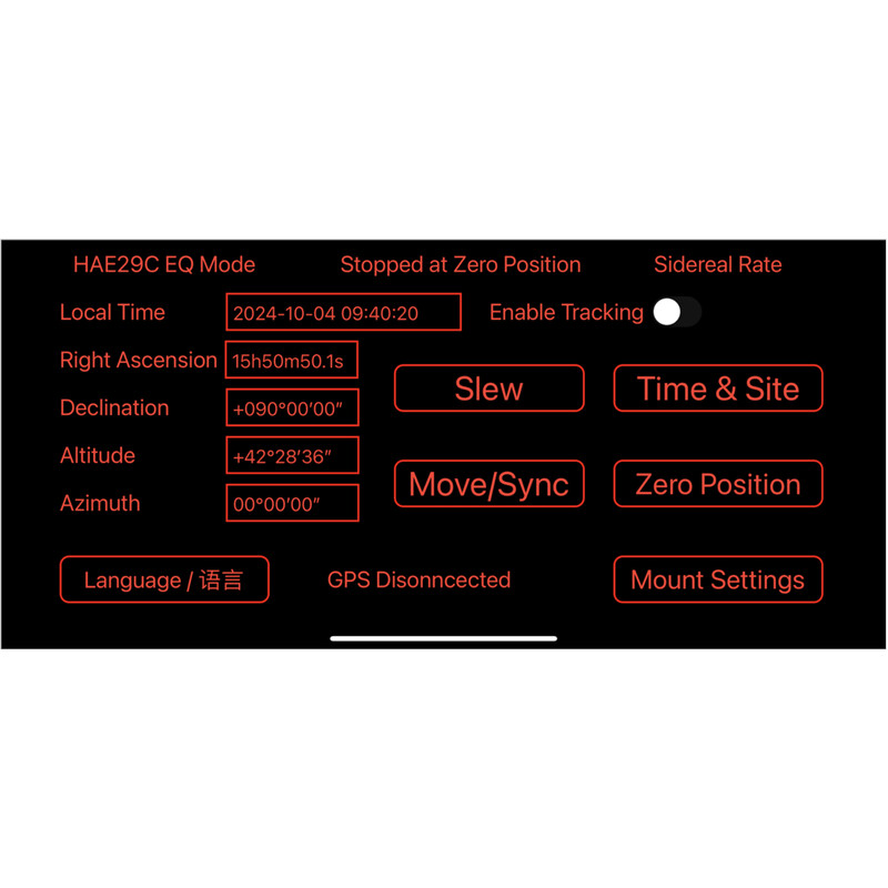 iOptron Montura HAE29C-EC AZ/EQ dual SWG