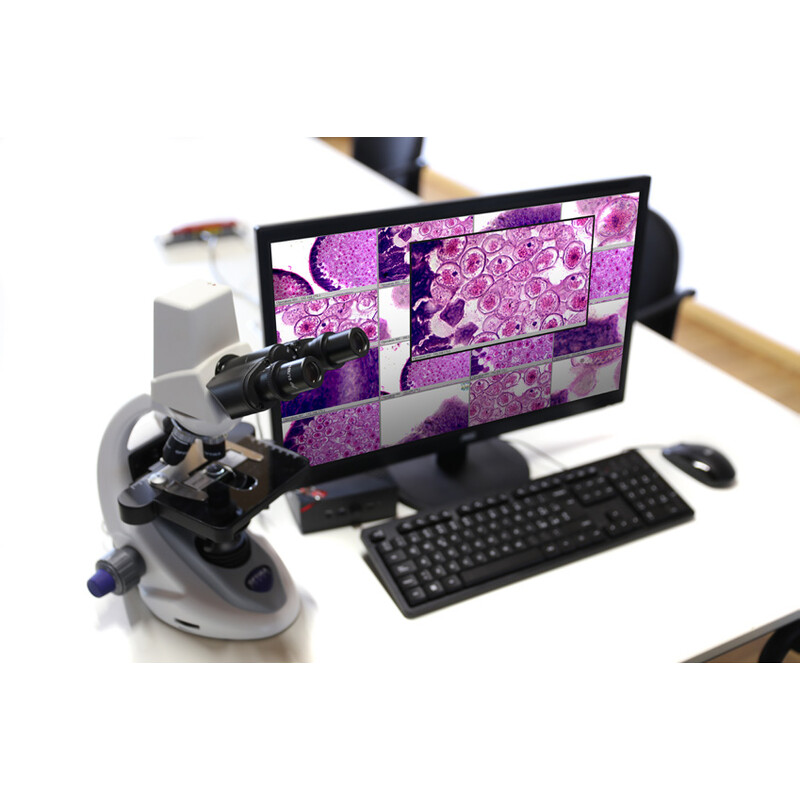 Optika Microscopio Estación para estudiantes -WI-LEARN - B-190