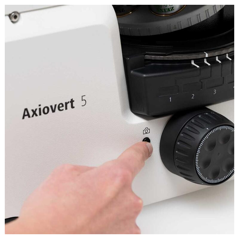 ZEISS Microscopio Axiovert 5 Digital, PH, FL, 50-400x, Ph1, 0,4 NA, LED, 5 MP, color