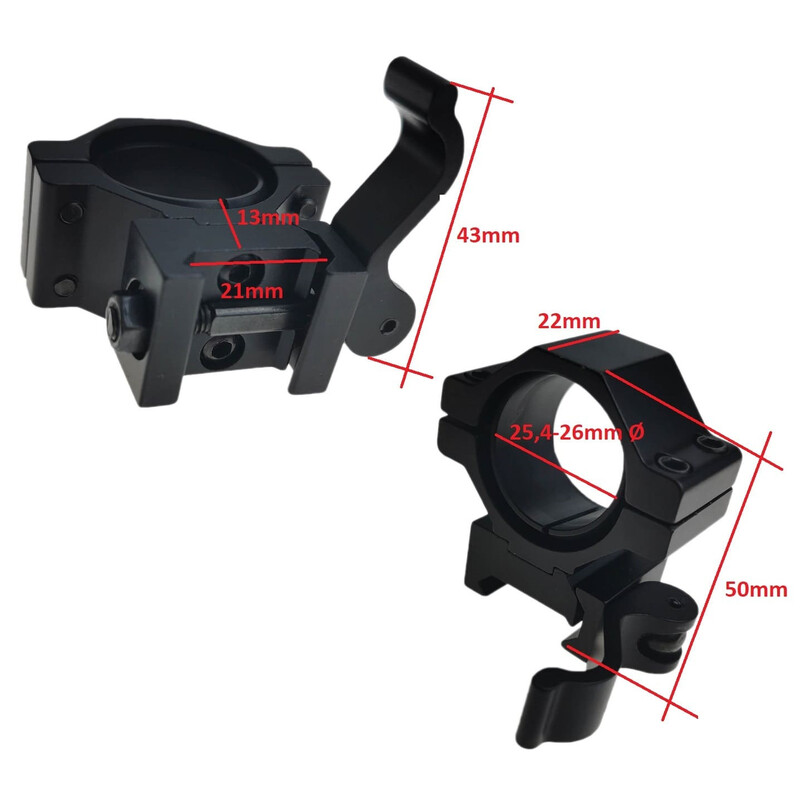 Maximtac Soporte para linterna Picatinny