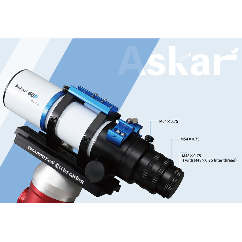 Askar Refractor apocromático AP 60/408 60F Flatfield