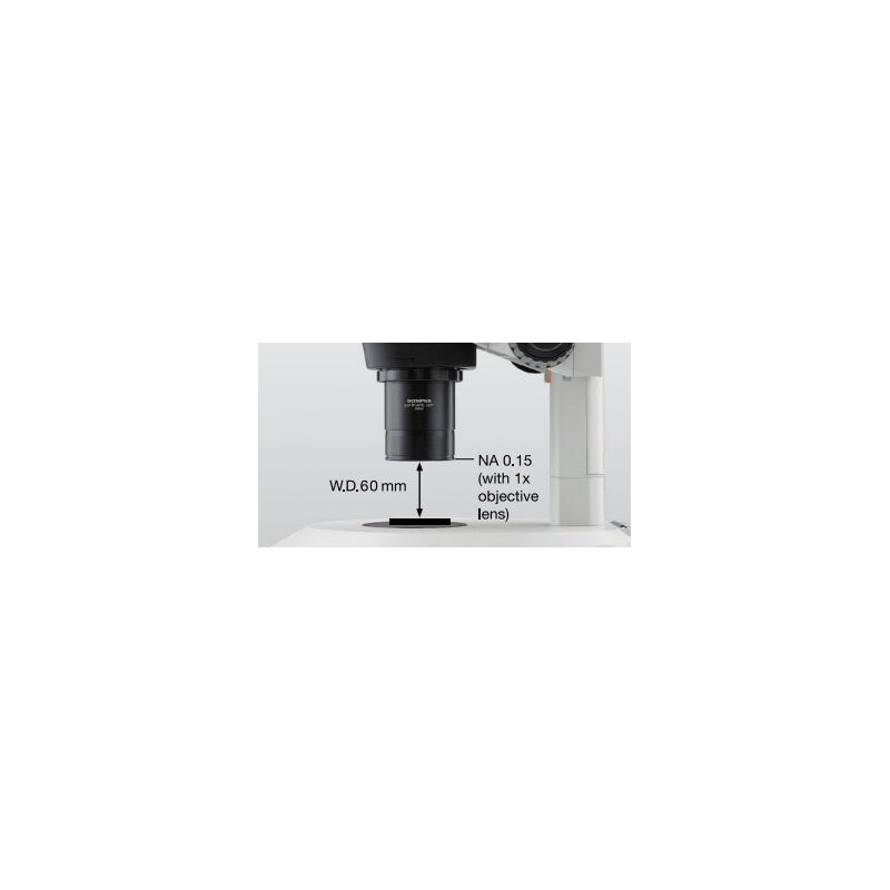 Evident Olympus Microscopio stereo zoom SZX16, trino, 16,4:1, 7-115x, 60 mm, SZX2-ILLTQ LED
