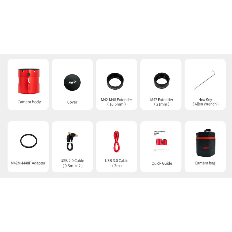 ZWO Cámara ASI 2600 MM Pro Mono