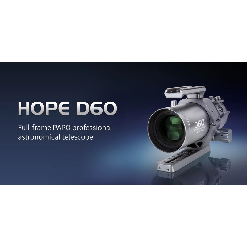 ToupTek Refractor apocromático HOPE D60 60/280 Tilter