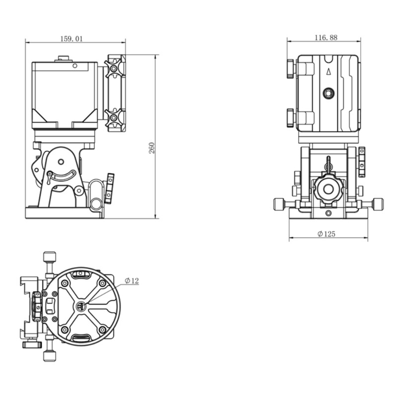iOptron Montura HAE43C-EC AZ/EQ dual SWG