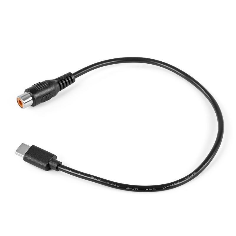 Omegon Cable Adapter USB-C - RCA de 12 V