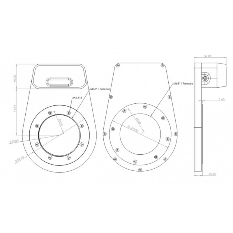 Wanderer Astro Rotador de campo Lite V2 M68