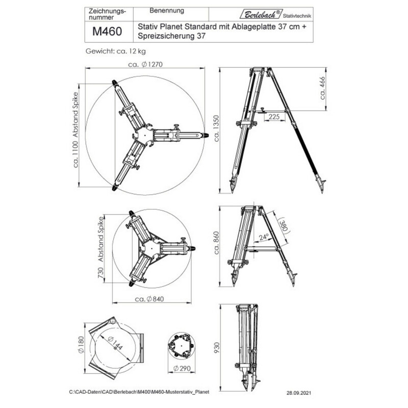 Berlebach Trípode Planet Fujinon LB150