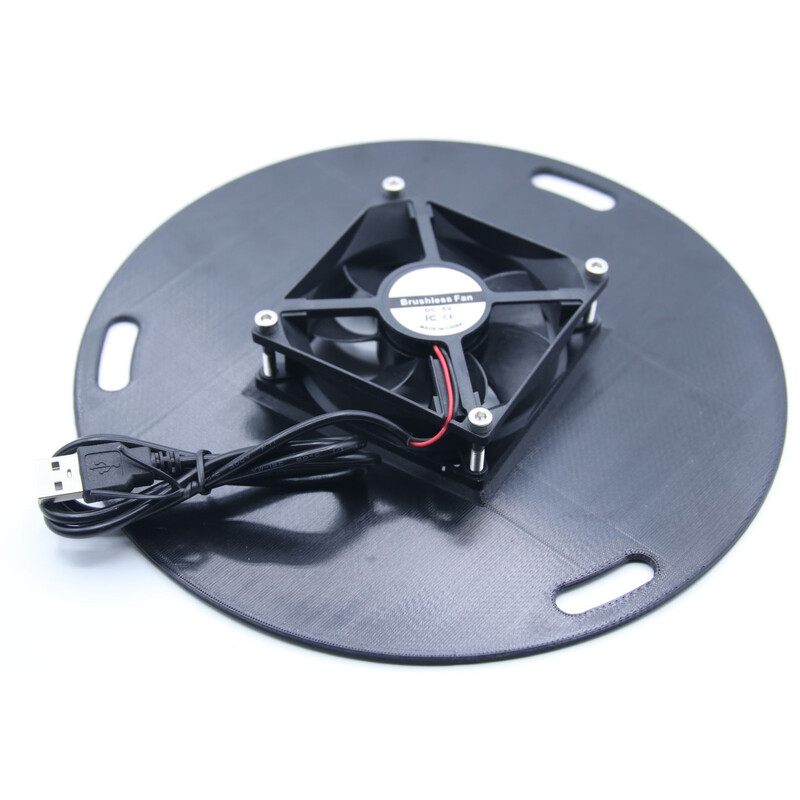 Astroprints Cubierta de espejo para Skywatcher Newton 8" con ventiladores