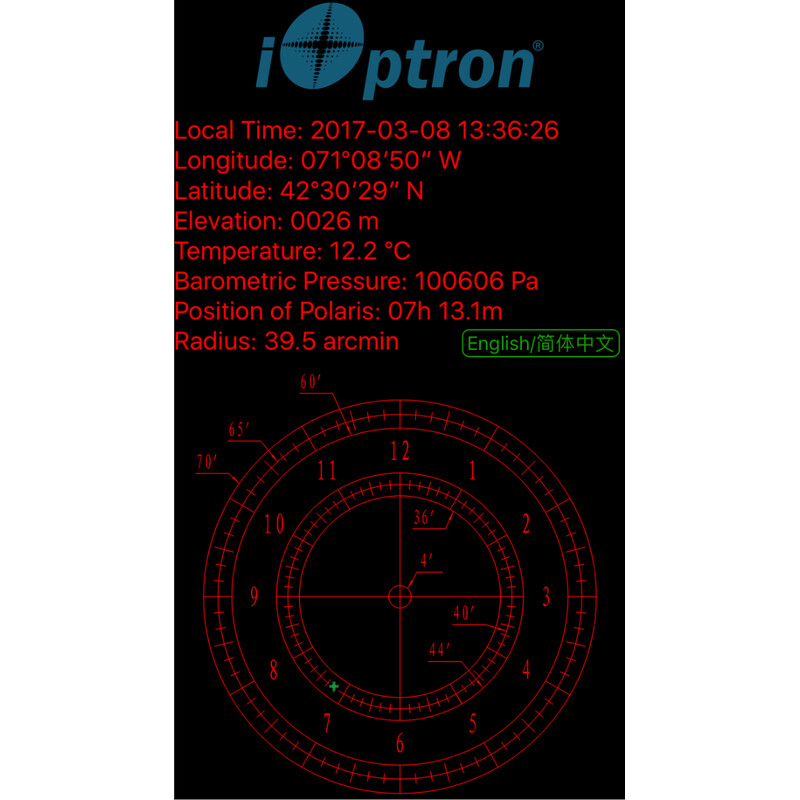 iOptron Buscador de polo AccuAlign HST / PST