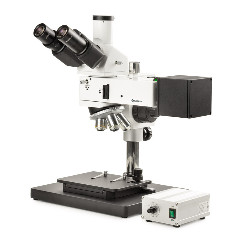 Euromex Microscopio Mikroskop BS.4053-PLMRi, trino, plan, infinity, 50x-500x, 10x/22, LED, AL