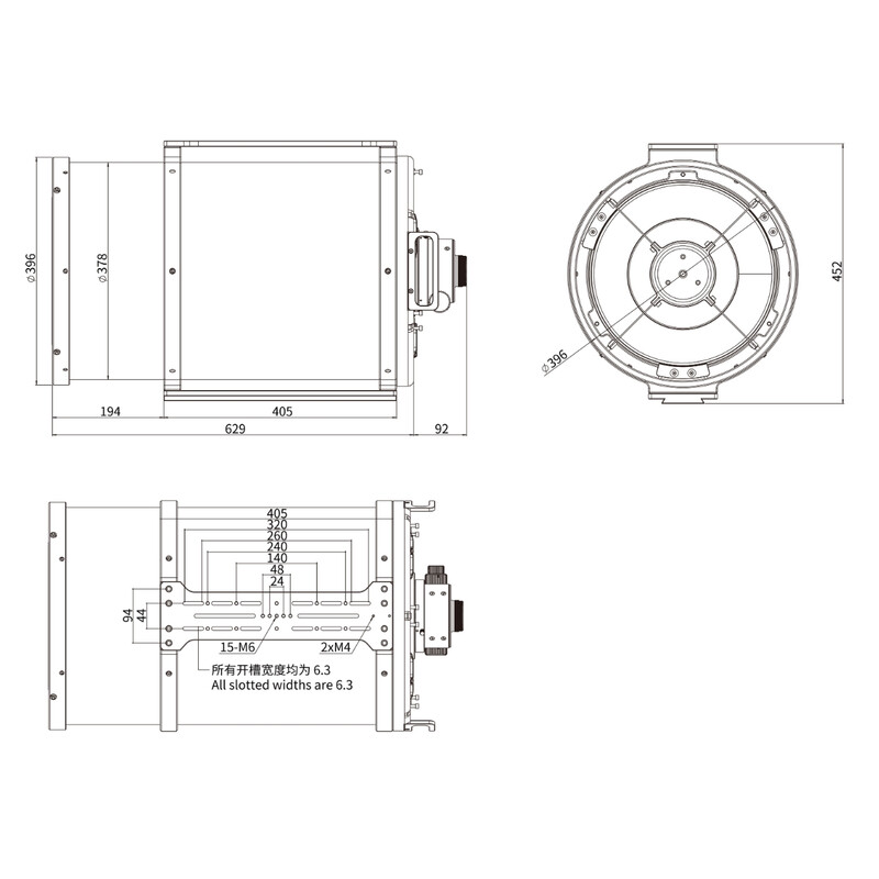 Sharpstar Telescopio de Cassegrain C 310/1178 SCA310