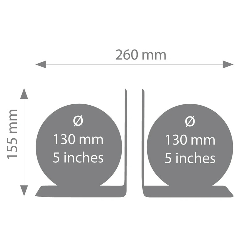 TROIKA Globo terráqueo BookGlobe Earth 13 cm