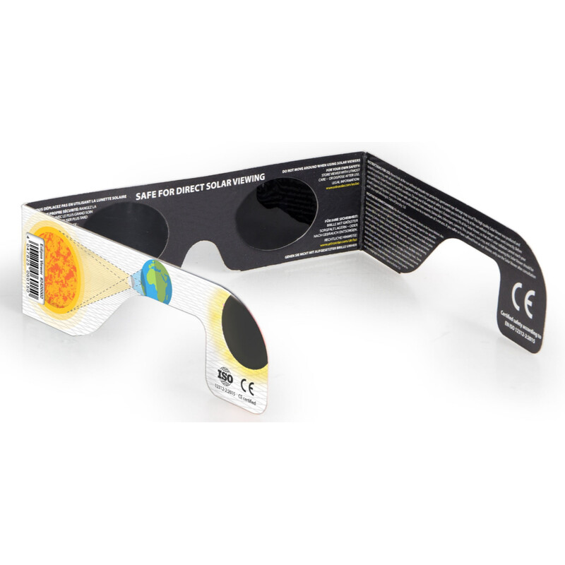 Baader Gafas para eclipses solares Sonnenfinsternis-Brille Sonnenfinsternis Sofi Beobachtungsbrille Solar Viewer AstroSolar® 100 Stück
