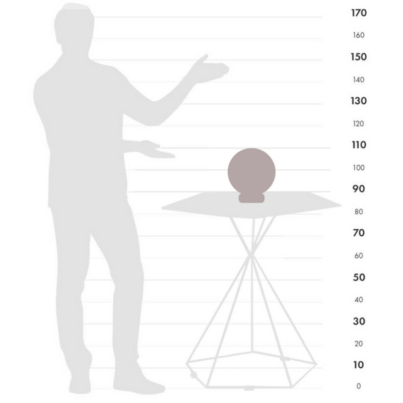 Zoffoli living Globo terráqueo Orbis Techno Leather 22 cm