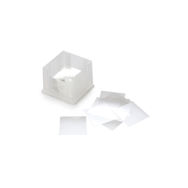 Euromex Sobreobjetos, 18 x 18 mm, 100 ejemplares