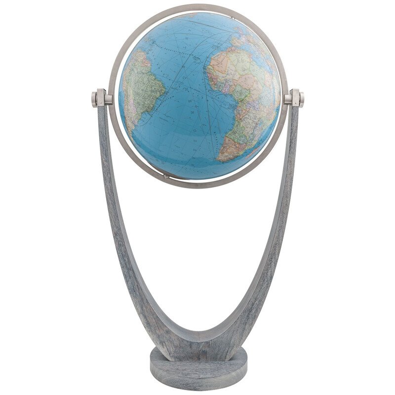 Columbus Globo terráqueo de pie Duo roble / acero inoxidable 77 cm
