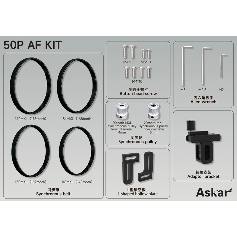 Askar Kit de montaje del motor para 50P