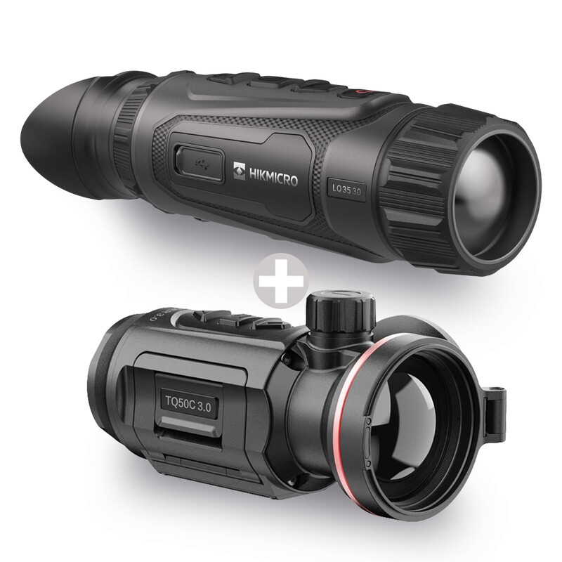 HIKMICRO Kit de caza nocturna con cámara térmica Thunder TQ50C 3.0 + Lynx LQ35 3.0