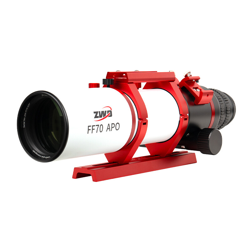 ZWO Refractor apocromático AP 70/490 FF70 AM3N+PE160+TC40