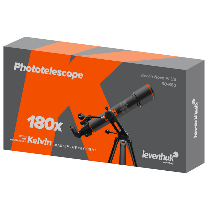Levenhuk Telescopio AC 90/660 Kelvin Nova PLUS