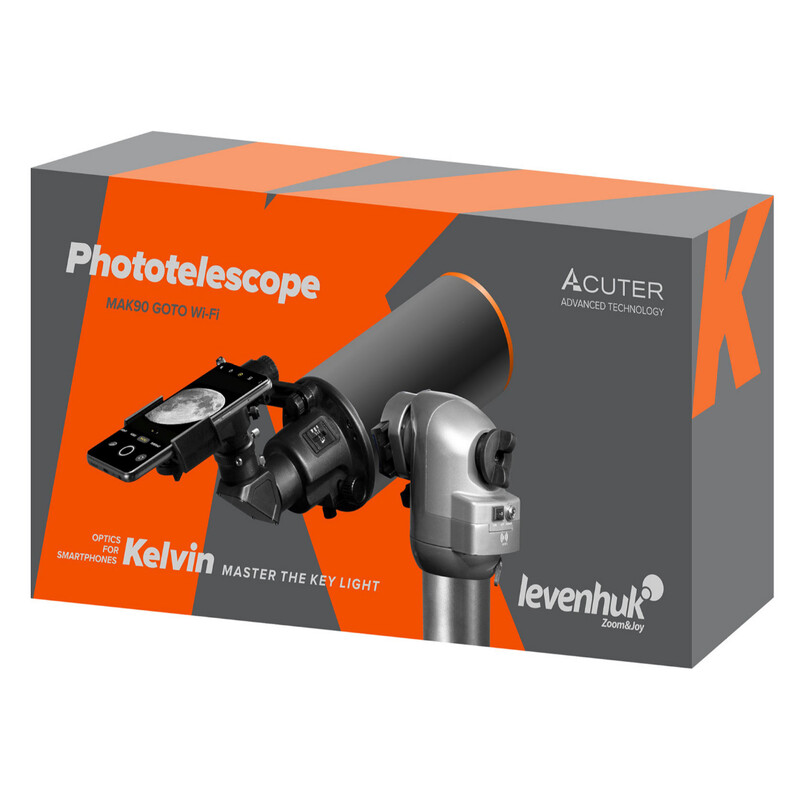 Levenhuk Telescopio Maksutov MC 90/1170 MAK90 AZ GOTO Wi-Fi
