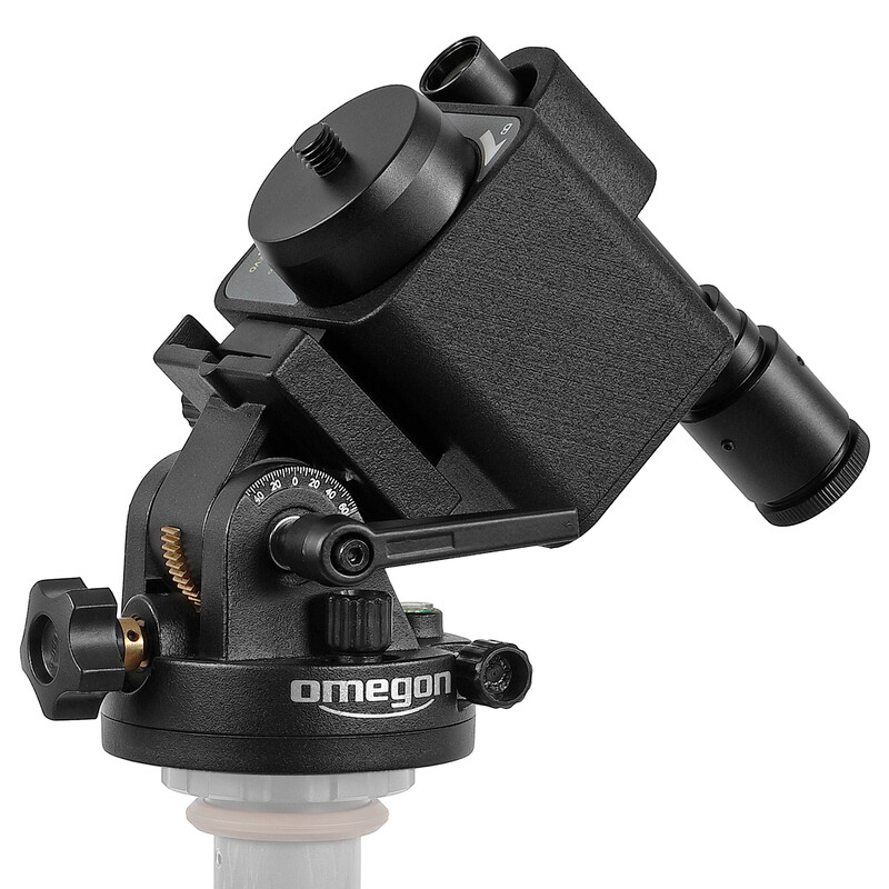Omegon Montura Kit Segugio Tracker con cuña ecuatorial y buscador de polo