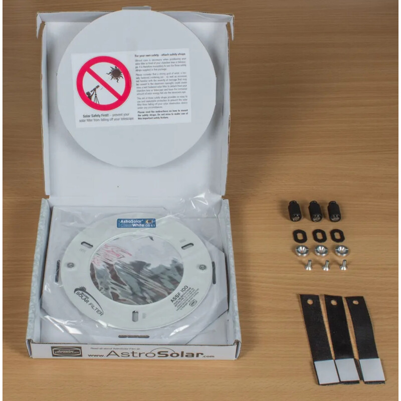 Baader Filtros solares AstroSolar ClearWhite ASSF 80mm