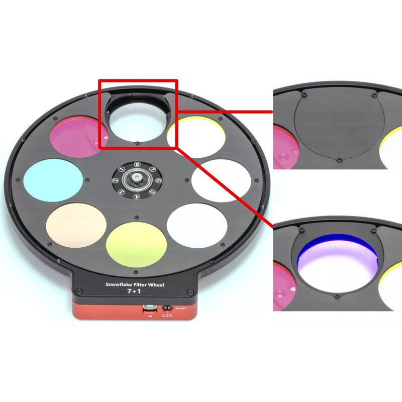 Wanderer Astro Rueda de filtros Snowflake 7+1 2"